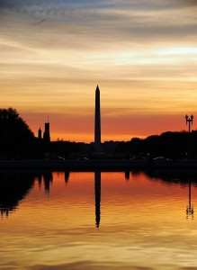 Washington DC sunset